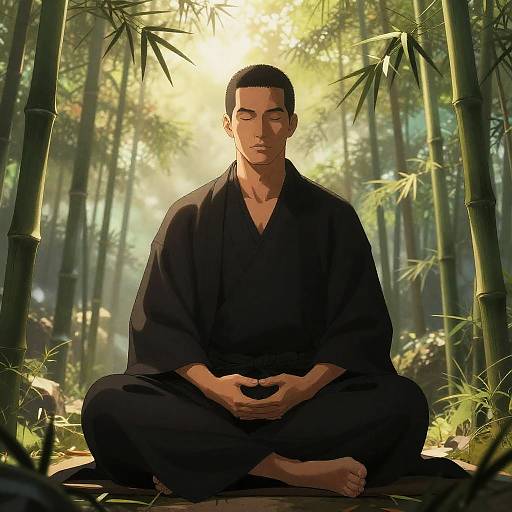 Neon Dawn: Rogue Samurai in Bamboo