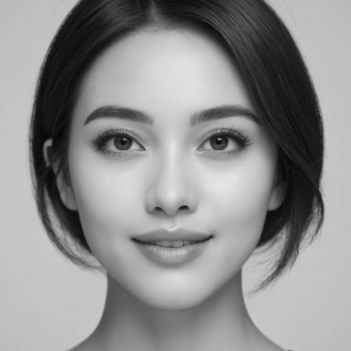 Close-Up Portrait of Young Woman