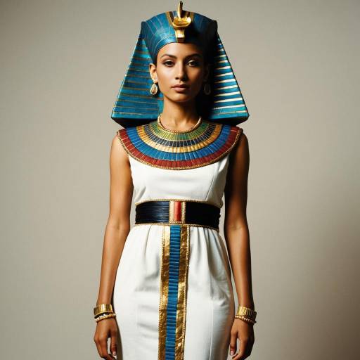 Elegant Nefertiti Costume in Egypt
