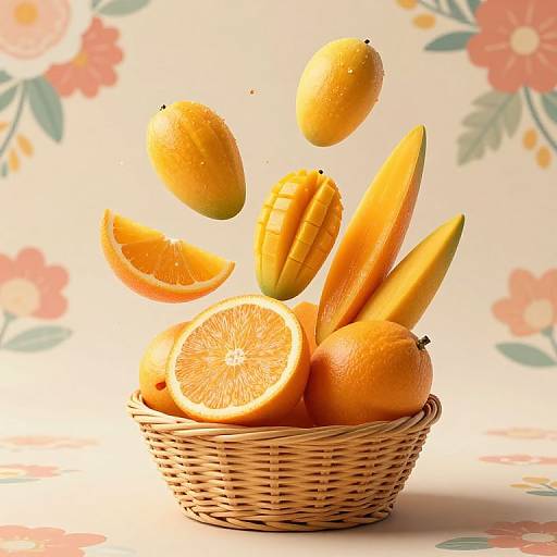 Floating Radiant Fruit Basket