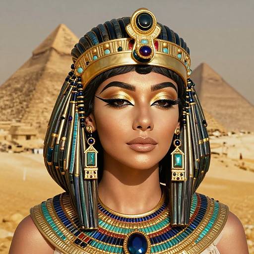 Glamorous Egyptian Princess Makeup