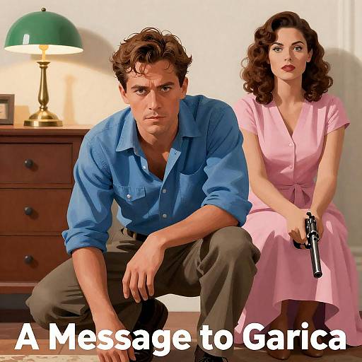 Dramatic Movie Poster for A Message to Garcia