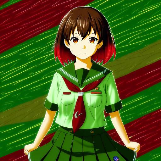 Illustration of Mutsuki kai ni (kancolle), kantai collection in the style of Suna (s73d)