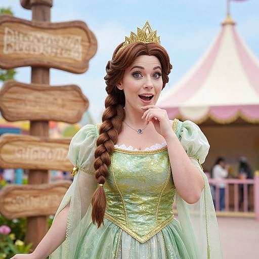 Whimsical Disney Tangled Costume Portrait