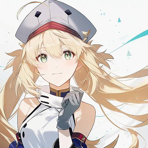 Illustration of Artoria caster (first ascension) (fate), fate/grand order in the style of Fly (marguerite)