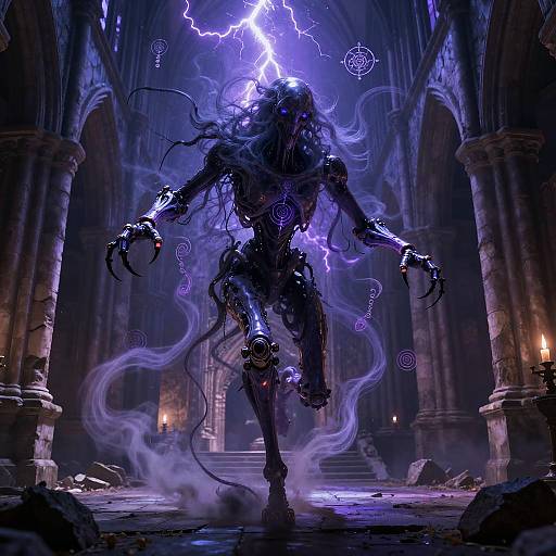 Marionette Wraith in Violet Cathedral