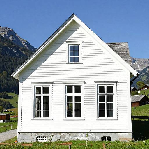 Mannerism Gothic Farmhouse in Alps