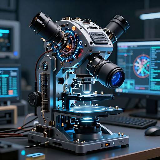 Photorealistic Tech Satellite Overlord