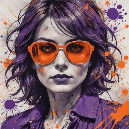 Stylized Urban Grunge Woman Portrait Stylized Urban Grunge Woman Portrait