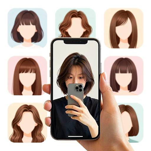 Hairstyle Suggestion Selfie Upload