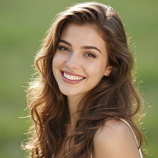 Joyful Woman with Radiant Smile