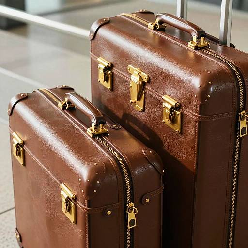 Luxury Barmes Luggage in Modern Airport