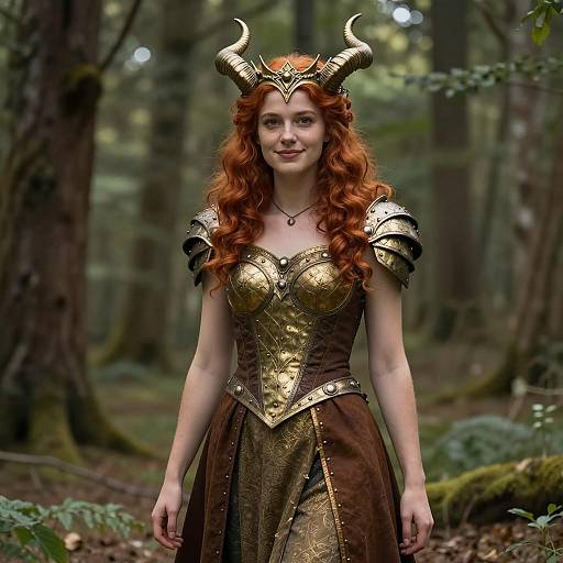 Enchanting Medieval Fantasy Wildling Costume