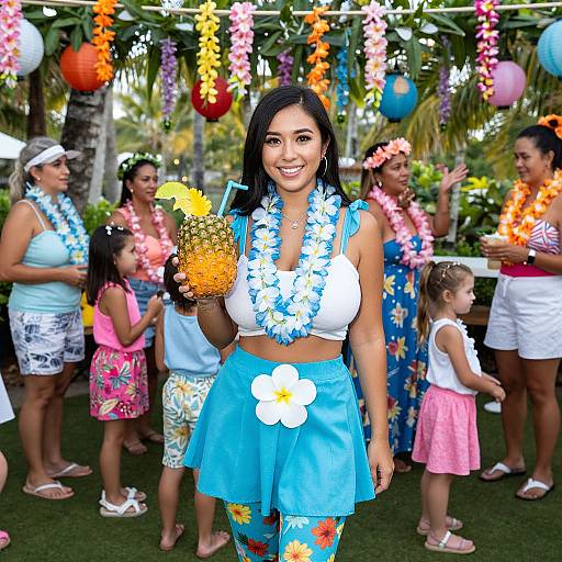 Festive Hawaiian Birthday Celebration