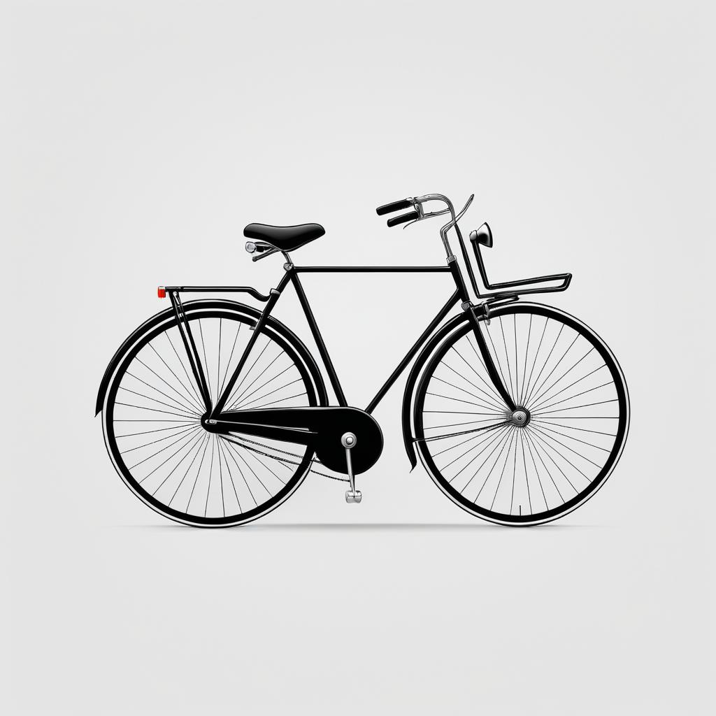 Elegant Minimalist Bicycle Logo Design