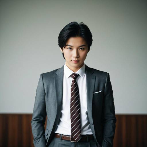 Young Asian Man in Formal Suit
