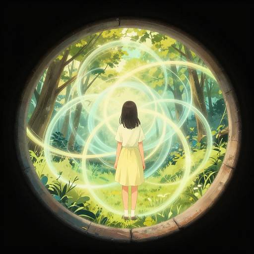 Tween Girl Energy Field Outside