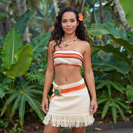 Moana-Inspired Jungle Attire
