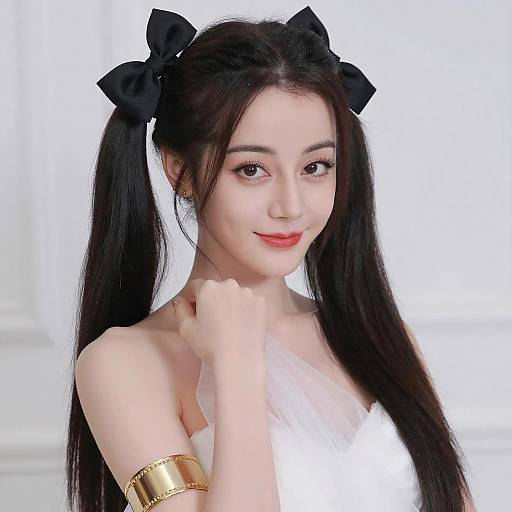 Elegant Portrait of Asian Woman