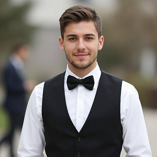 Stylish Man in Fancy Dinner Outfit