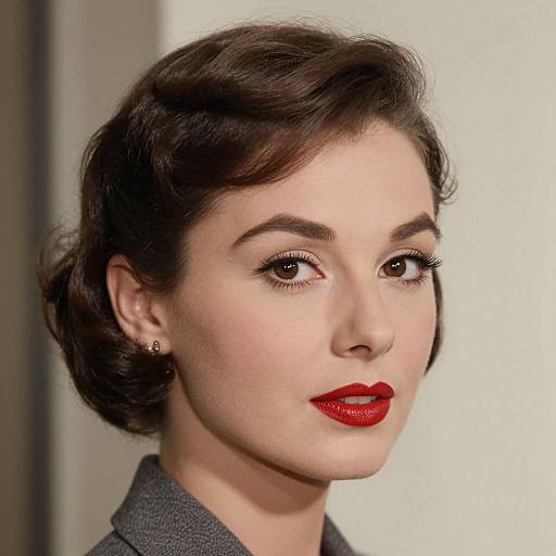 Vintage 1950s Vogue Style Portrait