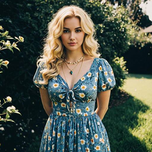 Vintage Floral Maxi Dress Cosplay Design