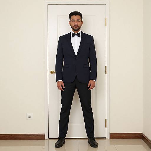 Stylish Male Fashion Pose by Door