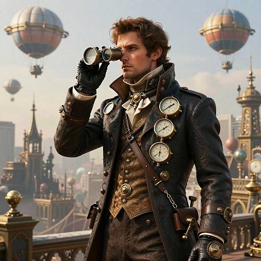 Dashing Steampunk Explorer Outfit