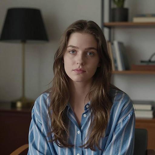 Candid Portrait of a Young Woman