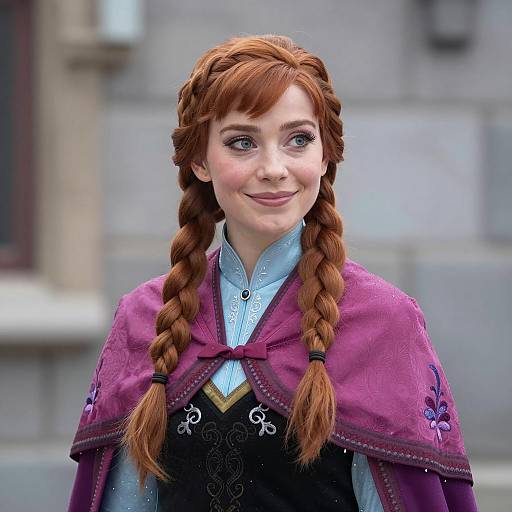 Photorealistic Anna Costume Portrait
