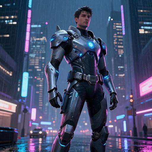 Futuristic Cyber Warrior Zeke