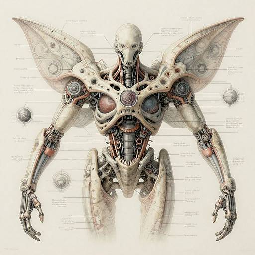 Biomechanical Organism Technical Layout