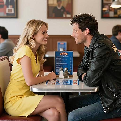 Retro Diner Romance: Smiles & Style