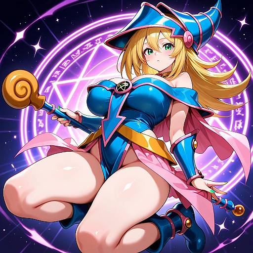 Epic Dark Magician Girl Illustration