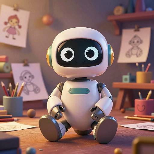 Playful AI Disney Robot Companion
