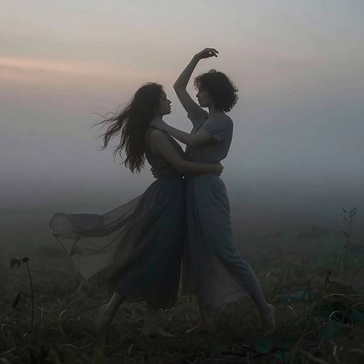 Ethereal Emotions in Twilight Mist