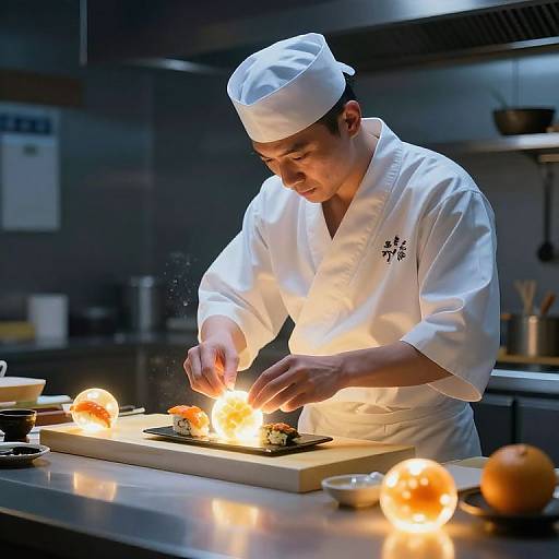 Ethereal Sushi Chef Crafting Glow