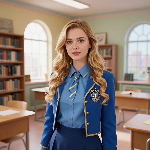 Vibrant Hogwarts-Inspired Ravenclaw Scene