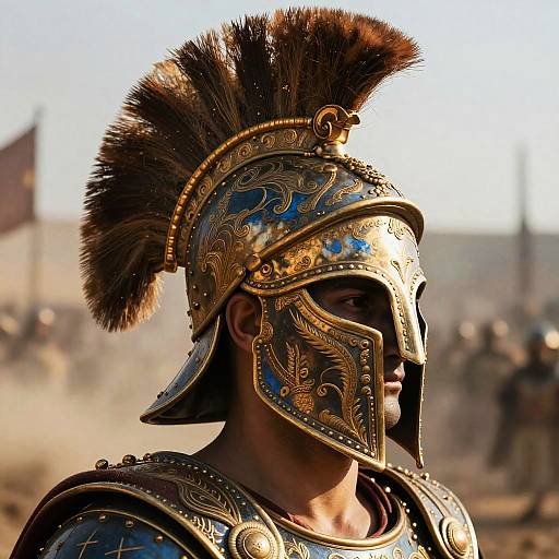 Alexander the Great's Ornate Battle Helmet