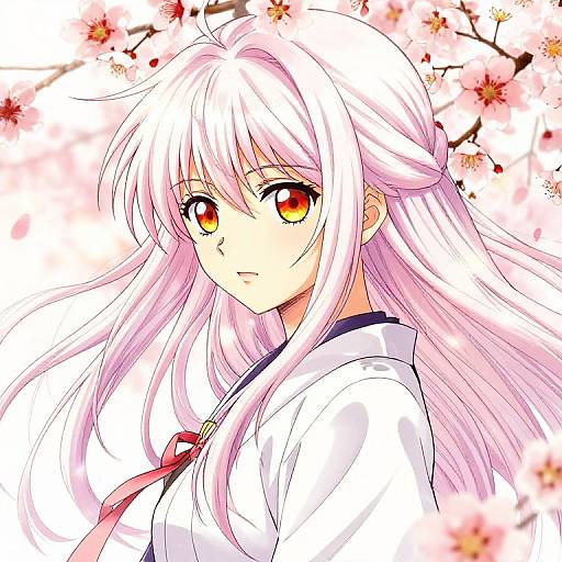 Anime Female Warrior Portrait