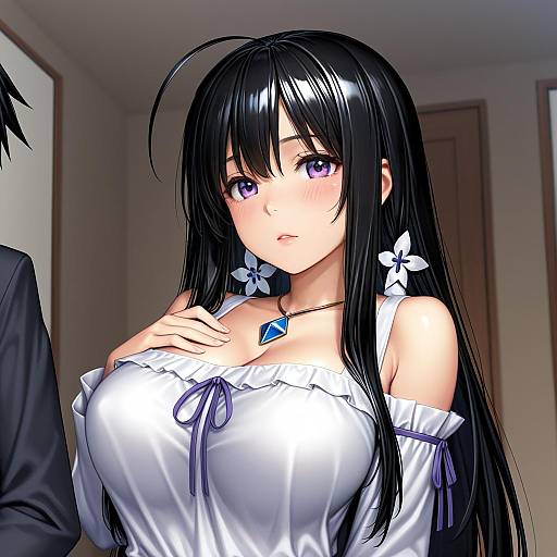 Illustration of Ohno kanako, genshiken in the style of H kasei