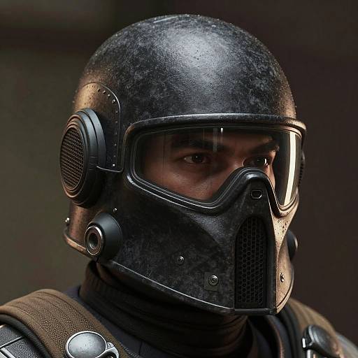 Photorealistic Quake Visor Helmet