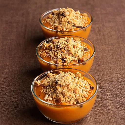 Warm Streusel-Topped Orange Desserts