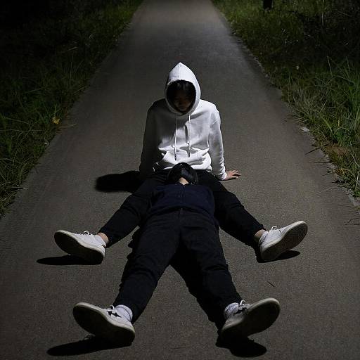 Mysterious Encounter on a Dark Path