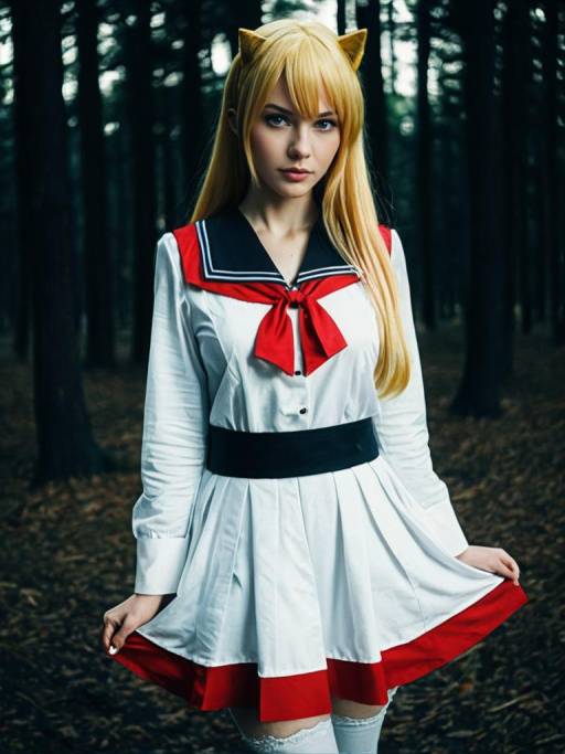 Realistic Sexy Karin Cosplay Photography