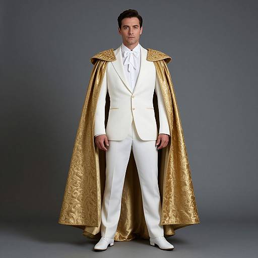 Man in Elegant Opera Costume