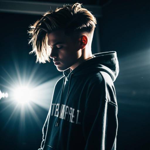 Urban Temple Fade Hairstyle in Editorial Style