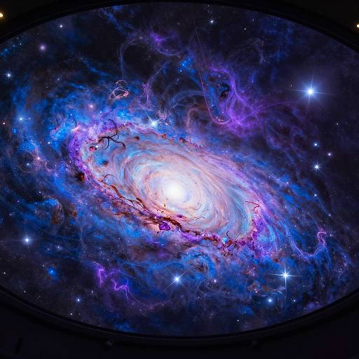 Cosmic Galaxy Ceiling Projection