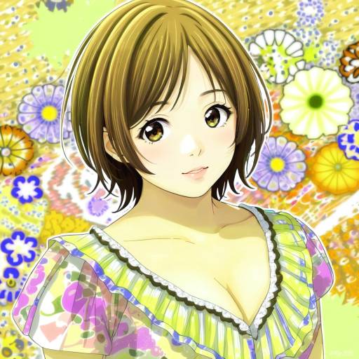 Illustration of Aiba yumi, idolmaster in the style of Egami