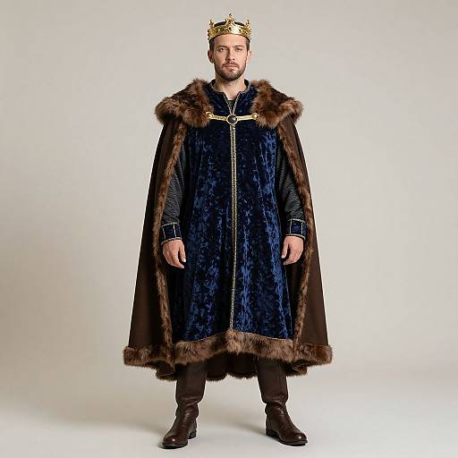 Regal Medieval King Portrait